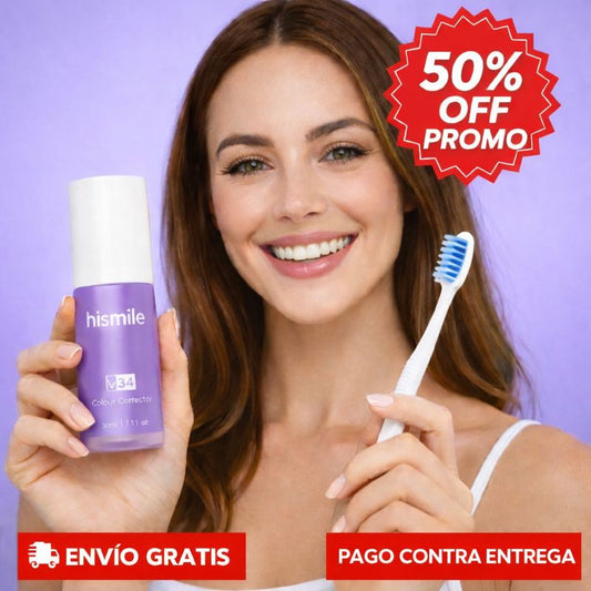 Hismile™ V34 - Neutraliza manchas + cepillo gratis